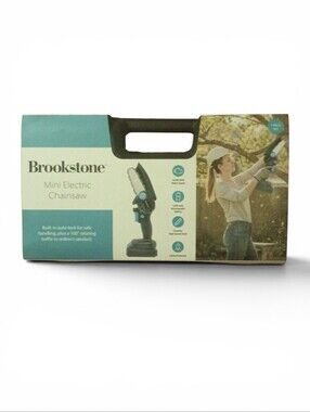 Brookstone -  Cordless Mini 6" Electric Chainsaw